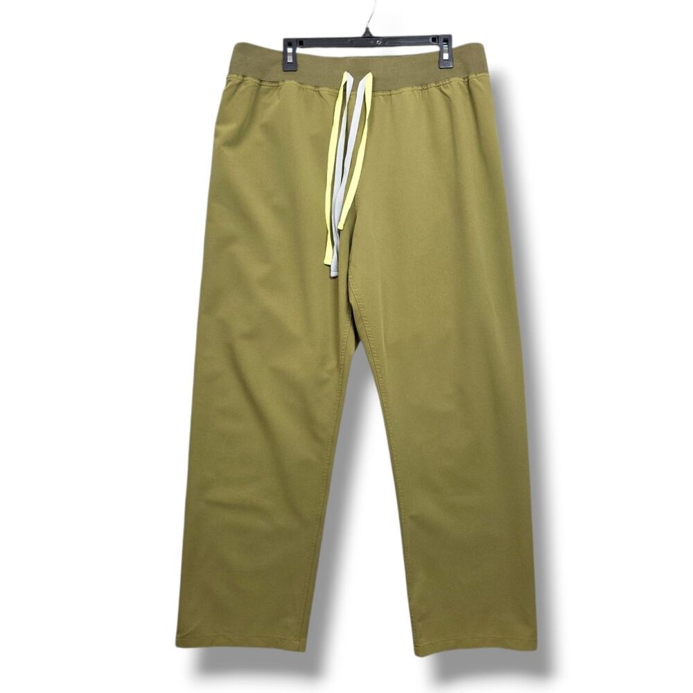 Figs High Waisted Livingston Basic Scrub Pants Womens XXL‎ Green W22SW2016